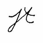 Indiscernible: monogram (Read as: JT, JA) Indiscernible: monogram (Read as: JT, JA)