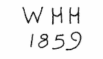 Indiscernible: monogram (Read as: WMM)