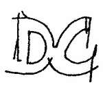 Indiscernible: monogram (Read as: DC)