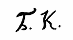 Indiscernible: monogram, cyrillic (Read as: BK, TK, HK, FK)