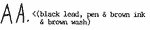 Indiscernible: monogram (Read as: AA)