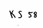 Normal: monogram (Read as: K S )