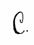 Indiscernible: monogram (Read as: C)
