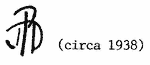 Indiscernible: monogram, symbol or oriental (Read as: DP, PD, JB, JPD) Indiscernible: monogram, symbol or oriental (Read as: DP, PD, JB, JPD)