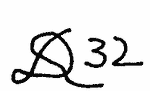 Indiscernible: monogram (Read as: D)