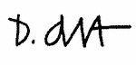 Indiscernible: monogram, illegible (Read as: DAM, DMA, DDAM, )