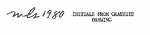 Indiscernible: monogram, illegible (Read as: WLS)