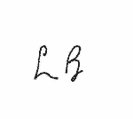 Indiscernible: monogram (Read as: LB)