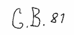 Indiscernible: monogram (Read as: GB)