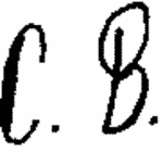 Indiscernible: monogram (Read as: CB)