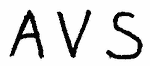 Indiscernible: monogram (Read as: AVS)