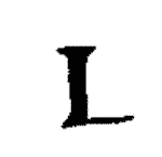 Indiscernible: monogram (Read as: L)