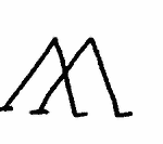 Indiscernible: monogram (Read as: AA)