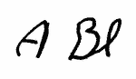 Indiscernible: monogram (Read as: A BL)