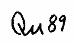 Indiscernible: monogram (Read as: QU)