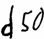 Indiscernible: monogram (Read as: D)
