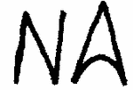 Indiscernible: monogram (Read as: NA)