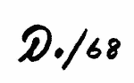 Indiscernible: monogram (Read as: D)