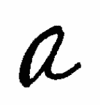 Indiscernible: monogram (Read as: A)