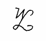 Indiscernible: monogram (Read as: WL)