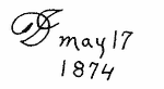 Indiscernible: monogram, symbol or oriental (Read as: D, DC)