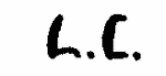 Indiscernible: monogram (Read as: LC)