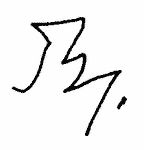 Indiscernible: monogram, symbol or oriental (Read as: RM, BM) Indiscernible: monogram, symbol or oriental (Read as: RM, BM)