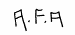 Indiscernible: monogram (Read as: AFA) Indiscernible: monogram (Read as: AFA)