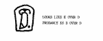 Indiscernible: monogram, symbol or oriental (Read as: ED, MD) Indiscernible: monogram, symbol or oriental (Read as: ED, MD)