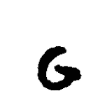Indiscernible: monogram (Read as: G)