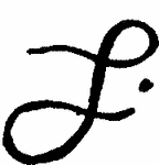 Indiscernible: monogram (Read as: L)