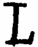 Indiscernible: monogram (Read as: L)