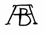 Indiscernible: monogram (Read as: AB)