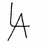 Indiscernible: monogram (Read as: LA)