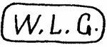 Indiscernible: monogram (Read as: WLG)
