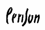 Indiscernible: illegible, alternative name or excluded surname, cyrillic (Read as: LENSON; PENSON)