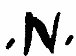 Indiscernible: monogram (Read as: N)