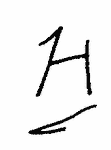 Indiscernible: monogram (Read as: A, H)