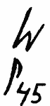 Indiscernible: monogram (Read as: WP)