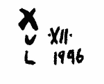 Indiscernible: monogram (Read as: XUL)