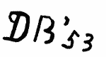 Indiscernible: monogram (Read as: DB)