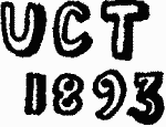 Indiscernible: monogram (Read as: UCT)