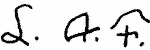 Indiscernible: monogram (Read as: LAF)