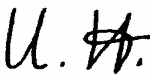 Indiscernible: monogram (Read as: UH)
