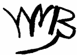Indiscernible: monogram (Read as: WMB)