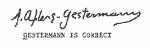 Indiscernible: illegible, alternative name or excluded surname (Read as: YESTERMANN, GEST) Indiscernible: illegible, alternative name or excluded surname (Read as: YESTERMANN, GEST)