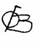 Indiscernible: monogram, symbol or oriental (Read as: OFB, FOB, BOF) Indiscernible: monogram, symbol or oriental (Read as: OFB, FOB, BOF)