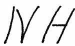 Indiscernible: monogram (Read as: NH)