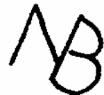 Indiscernible: monogram (Read as: NB)