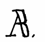 Indiscernible: monogram (Read as: AB)